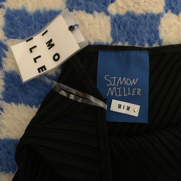 NWT Simon Miller Rib Oline Dress in black - Picture 5 of 5